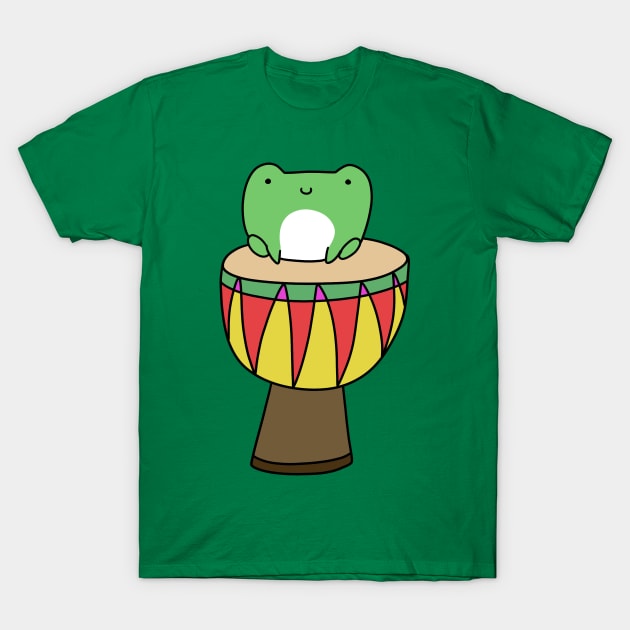 Djembe Frog T-Shirt by saradaboru